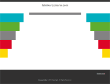 Tablet Screenshot of fabrikarozmarin.com